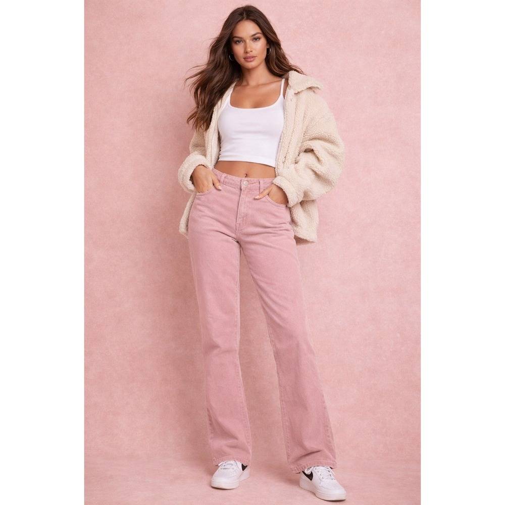 Levi's 550 Relaxed Boot Cut Corduroy Women's Pants Mauve Size 14M‎